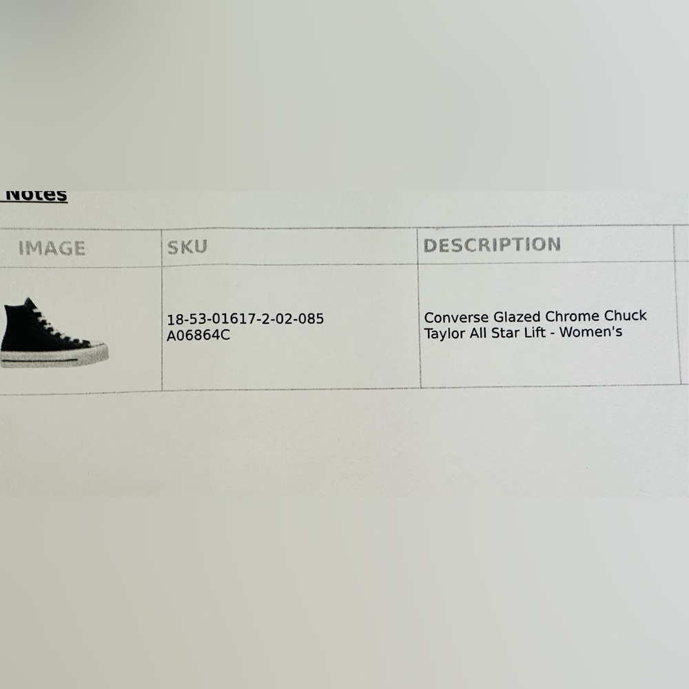 Converse Glazed Chrome Chuck Taylor All Star Lift - Picture 6 of 7